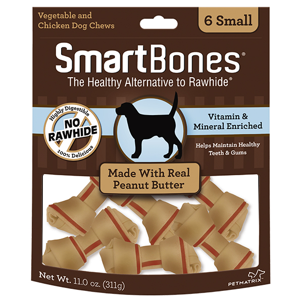 Smartbones peanut butter small sales